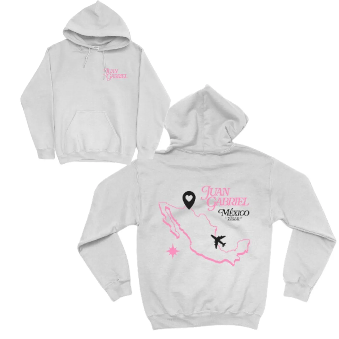 Juan Gabriel Map Zip Hoodie