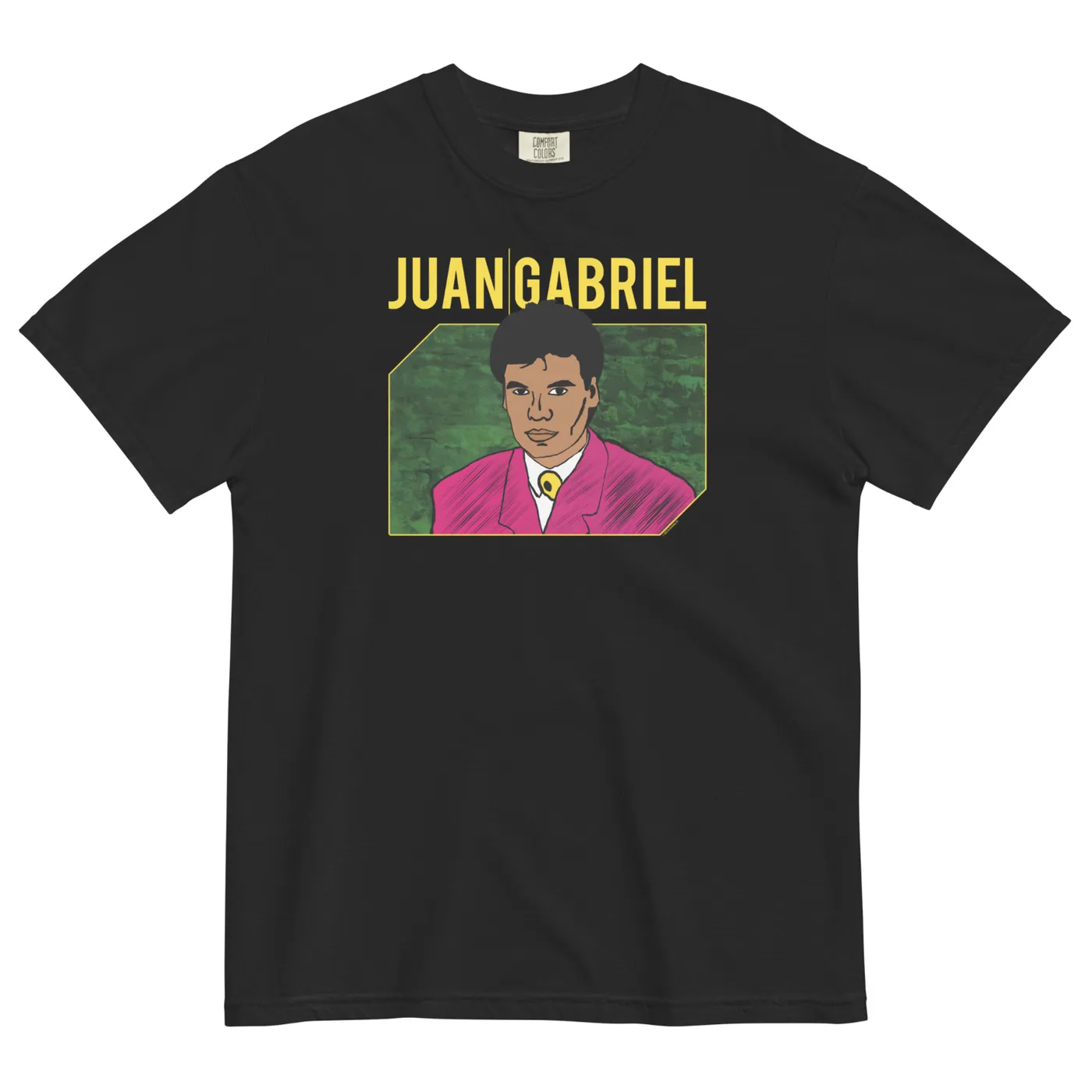 Juan Gabriel Pink Jacket Portrait T-Shirt
