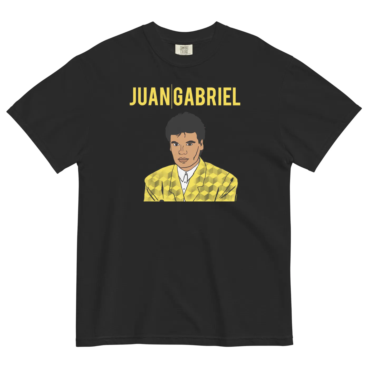 Juan Gabriel Yellow Jacket Portrait T-Shirt