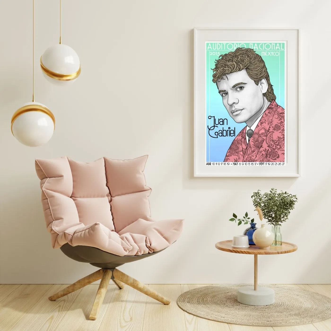Juan Gabriel Auditorio Nacional Fine Art Print