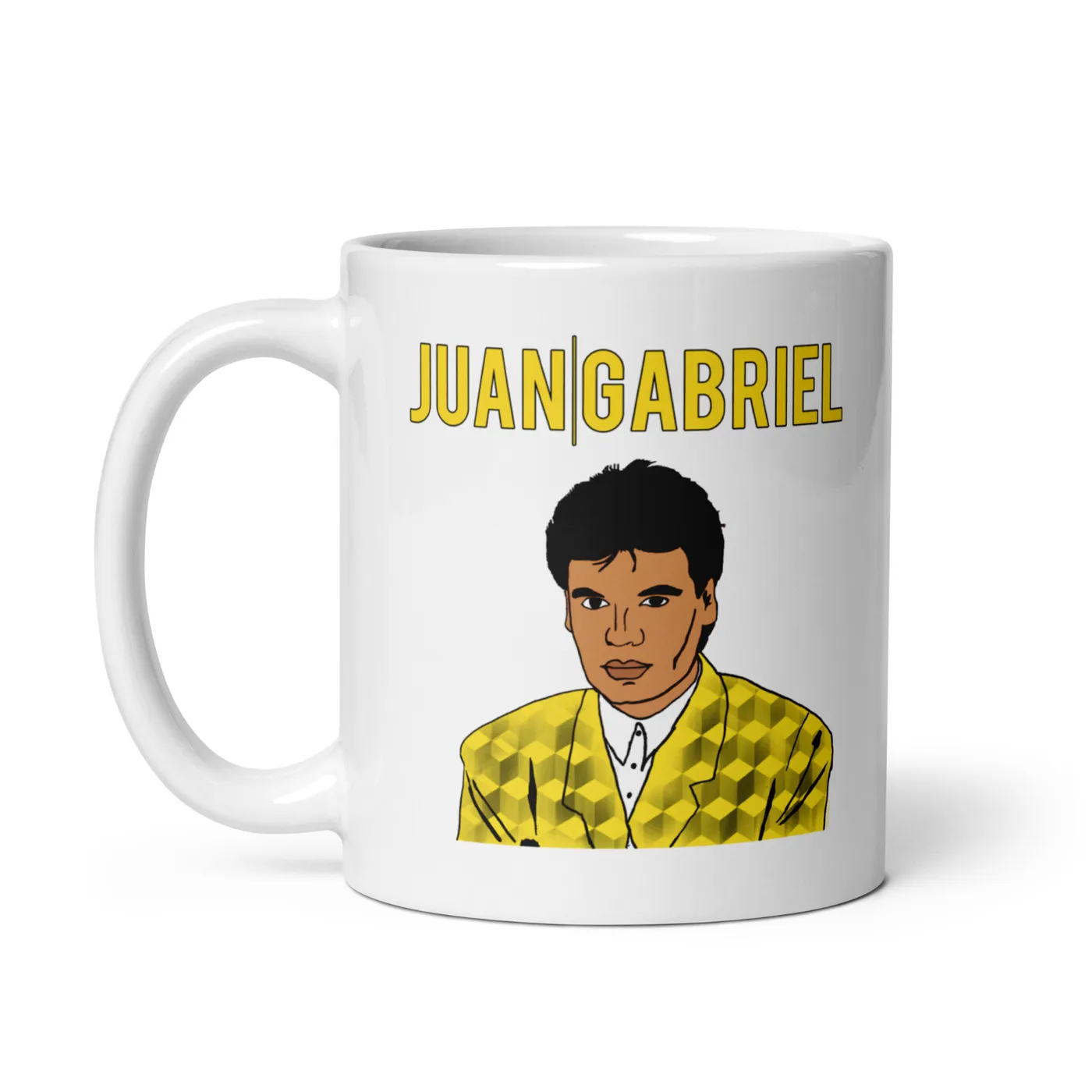 Juan Gabriel Yellow Jacket Portrait Mug