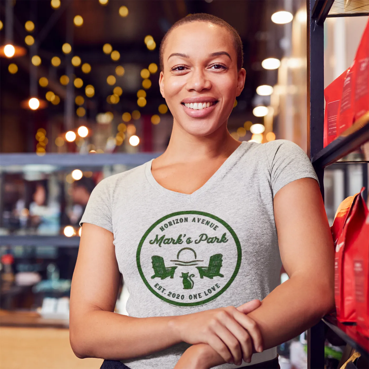 Playing For Change Mark's Park V Neck T-Shirt