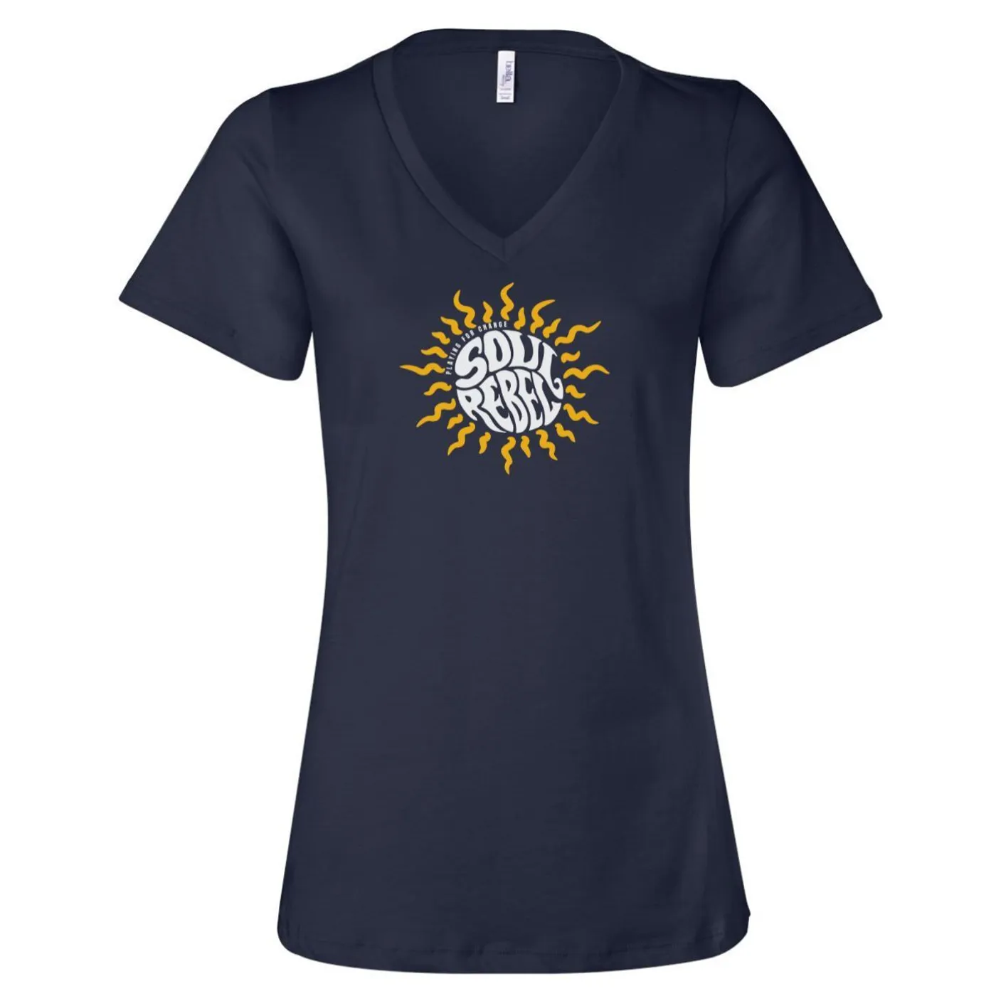 Playing For Change Soul Rebel Sun V Neck T-Shirt