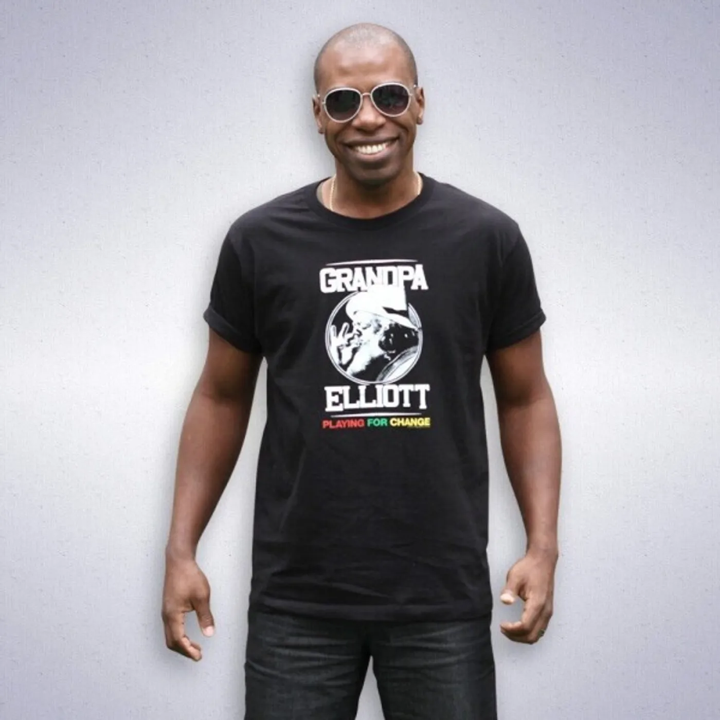 Playing For Change Grandpa Elliott "Harmonica" T-Shirt