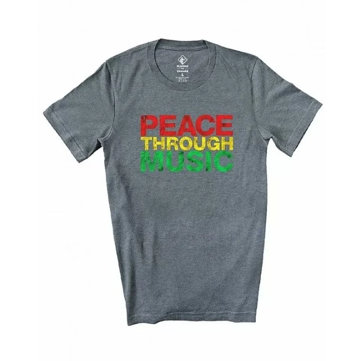 Playing For Change Peace Through Music Deep Heather T-Shirt