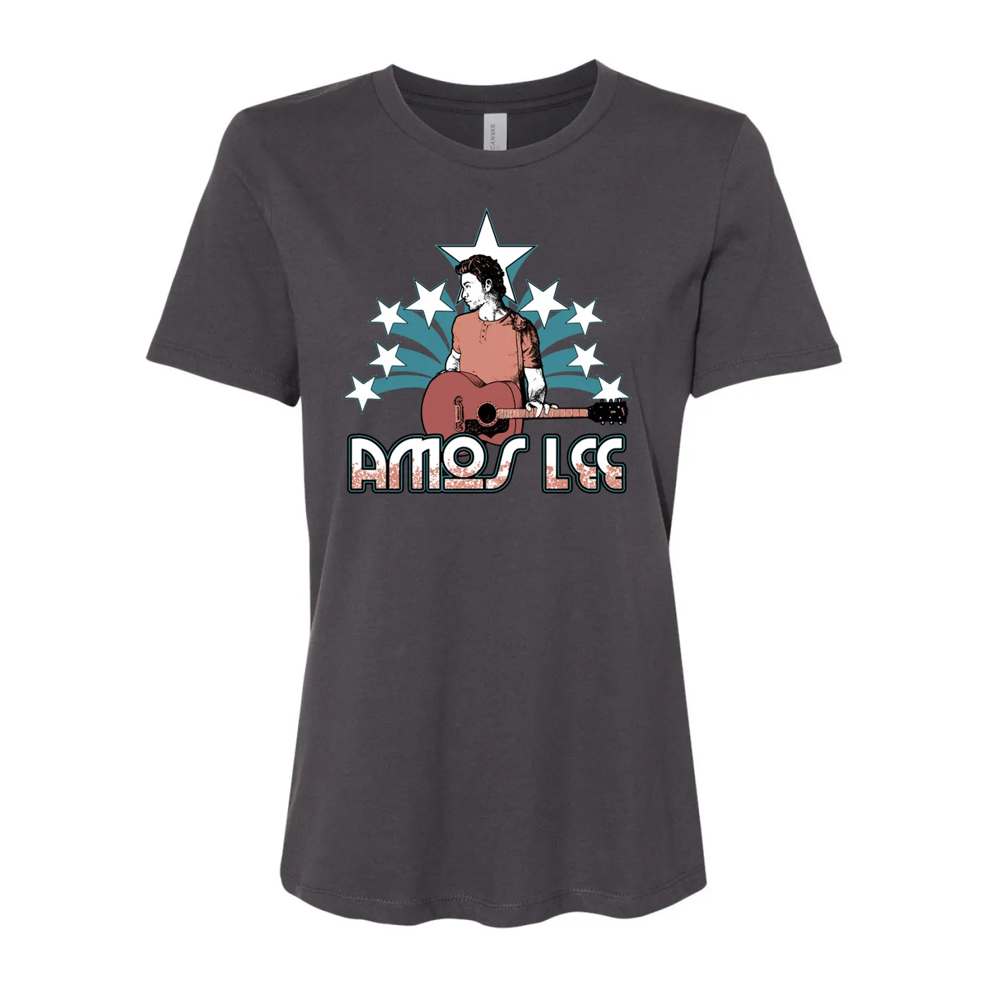 Amos Lee Ladies Guitar Tour Tee