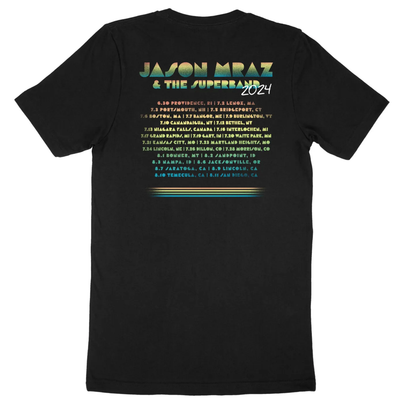 Jason Mraz MMRRR 2024 Tour Tee
