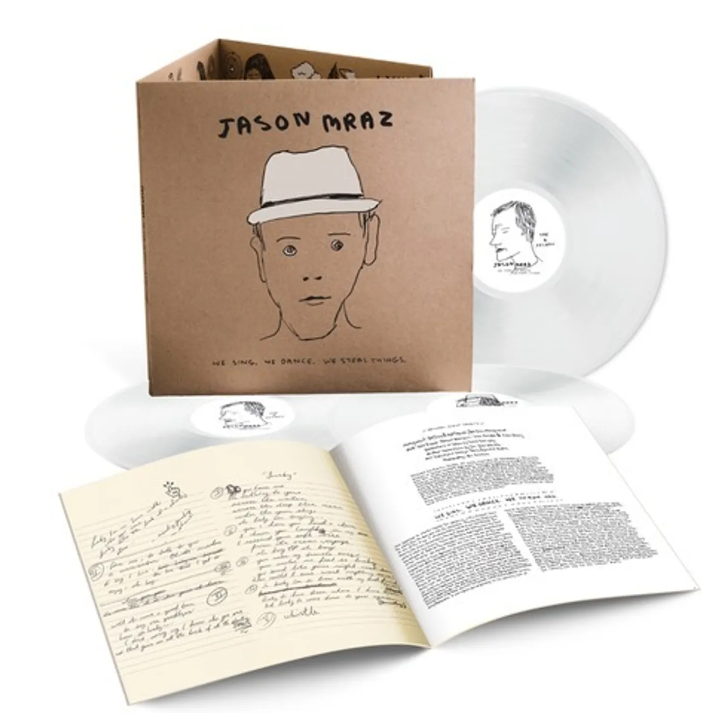 Jason Mraz We Sing. We Dance. We Steal Things. We Deluxe Edition. 3LP Crystal-Clear Limited Edition Vinyl (2023)