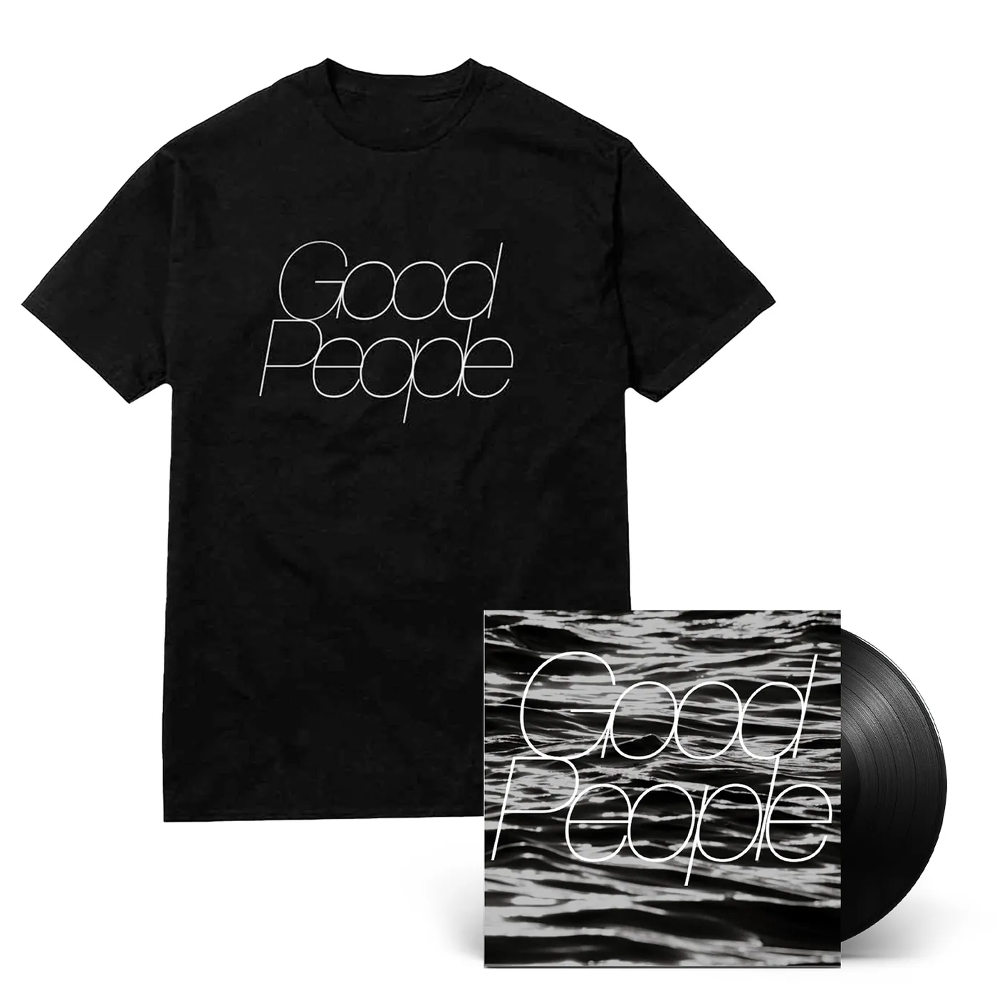 Majid Jordan Black Logo T-Shirt + Afterhours LP