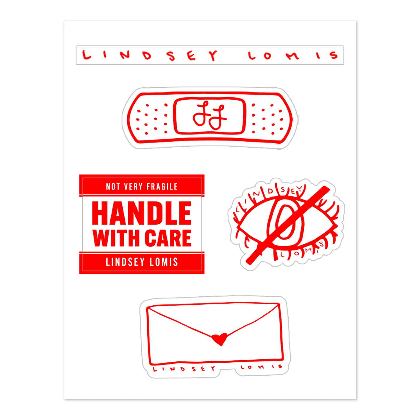 Lindsey Lomis Sticker Sheet