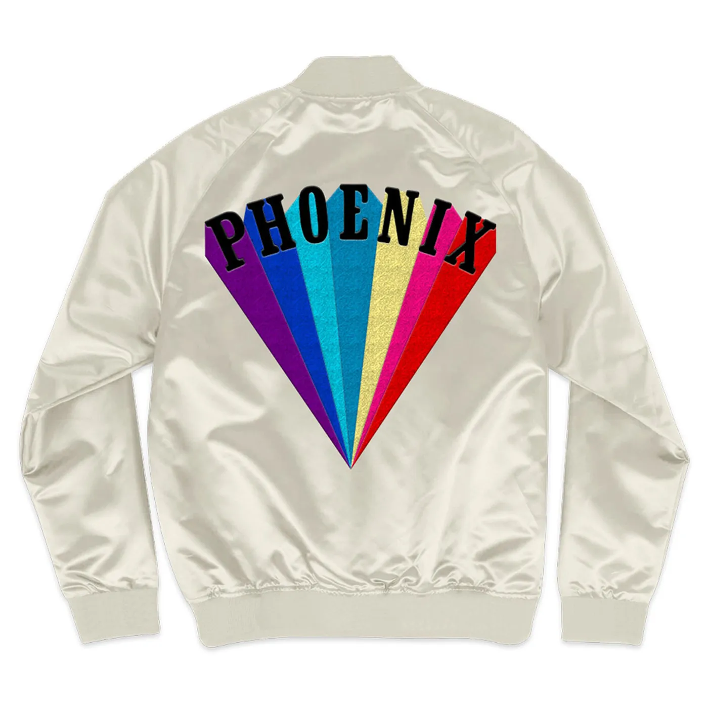 Phoenix White Bomber Jacket