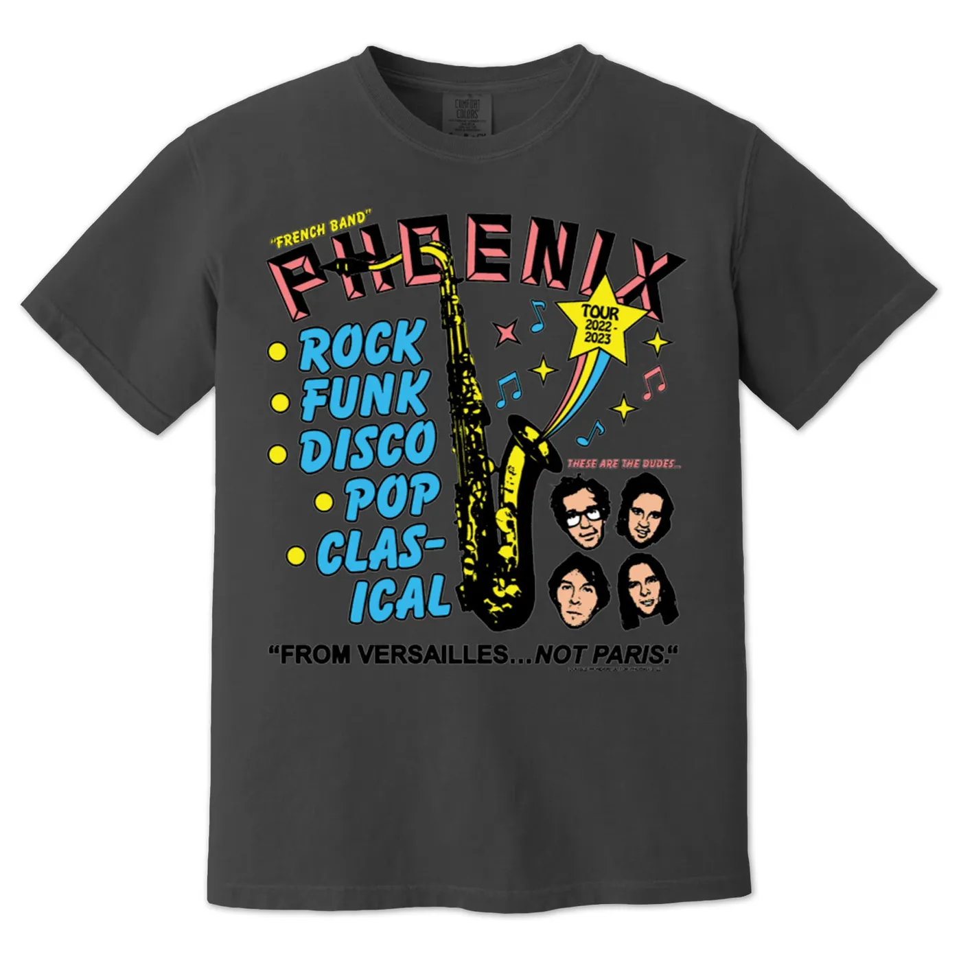 Phoenix French Band T-shirt