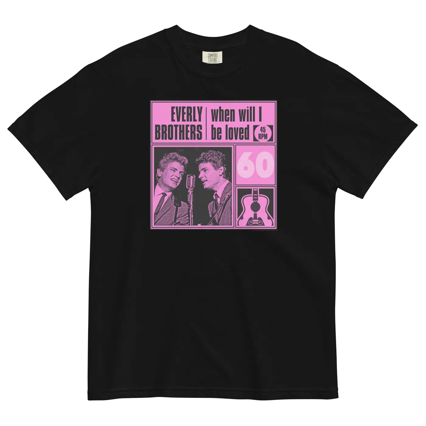 The Everly Brothers Pink When Will I Be Loved T-Shirt