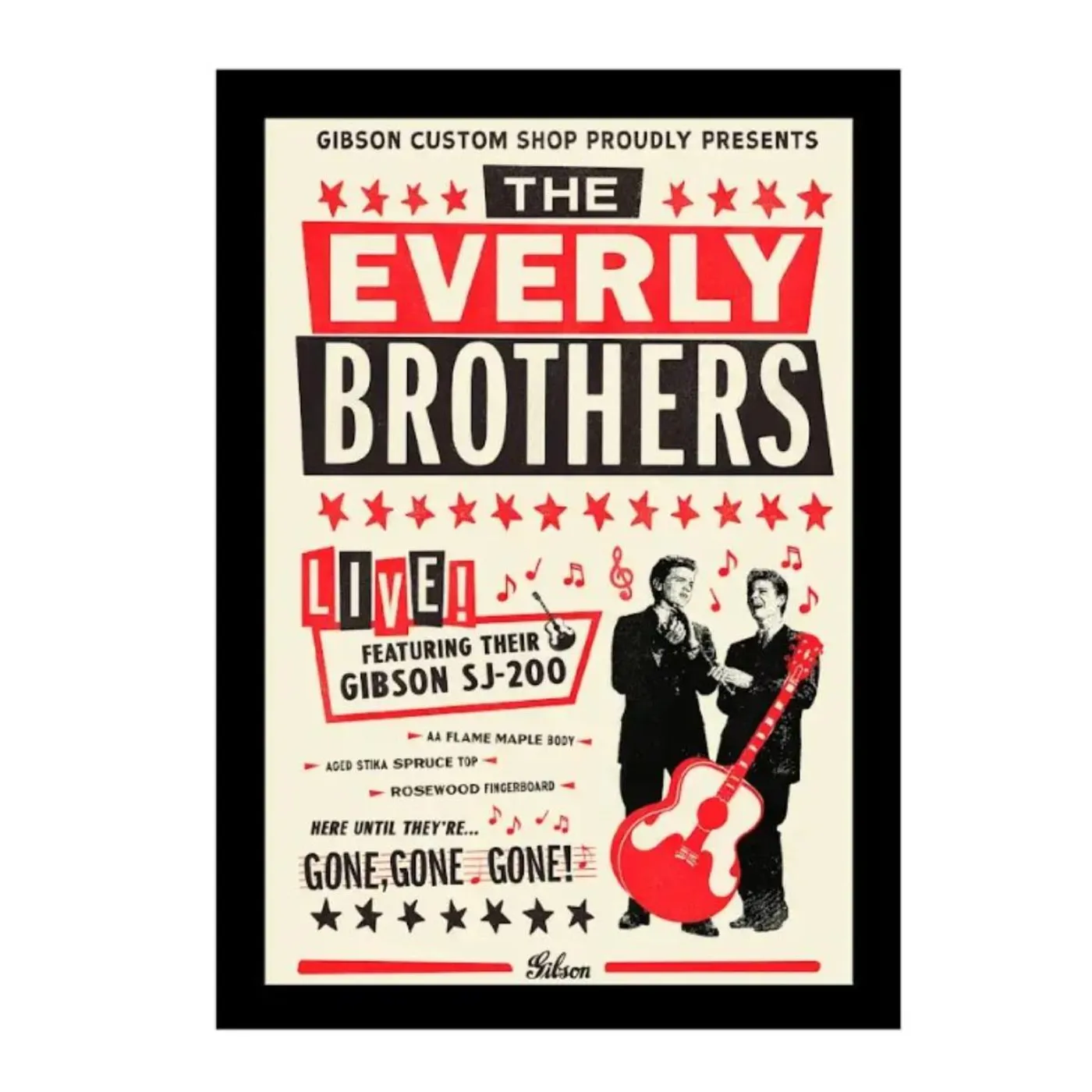 Gibson x The Everly Brothers Poster