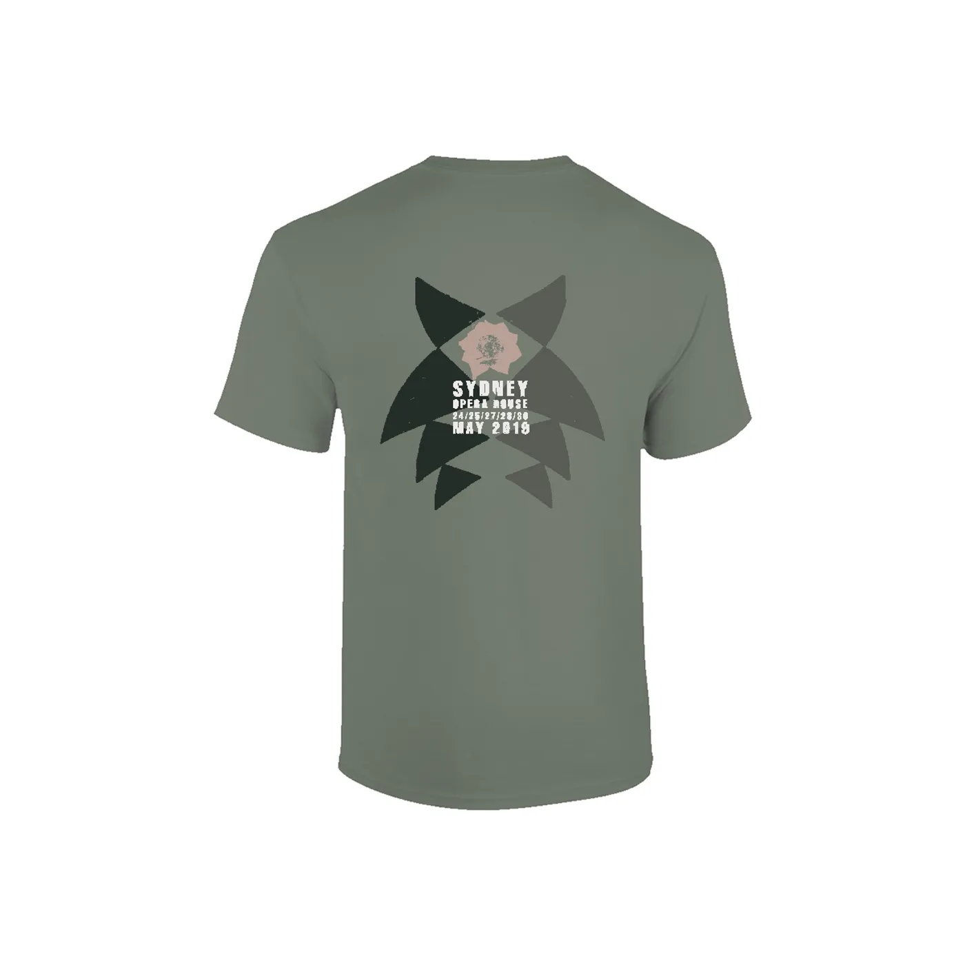 The Cure Robert Khaki Crew Neck T-shirt