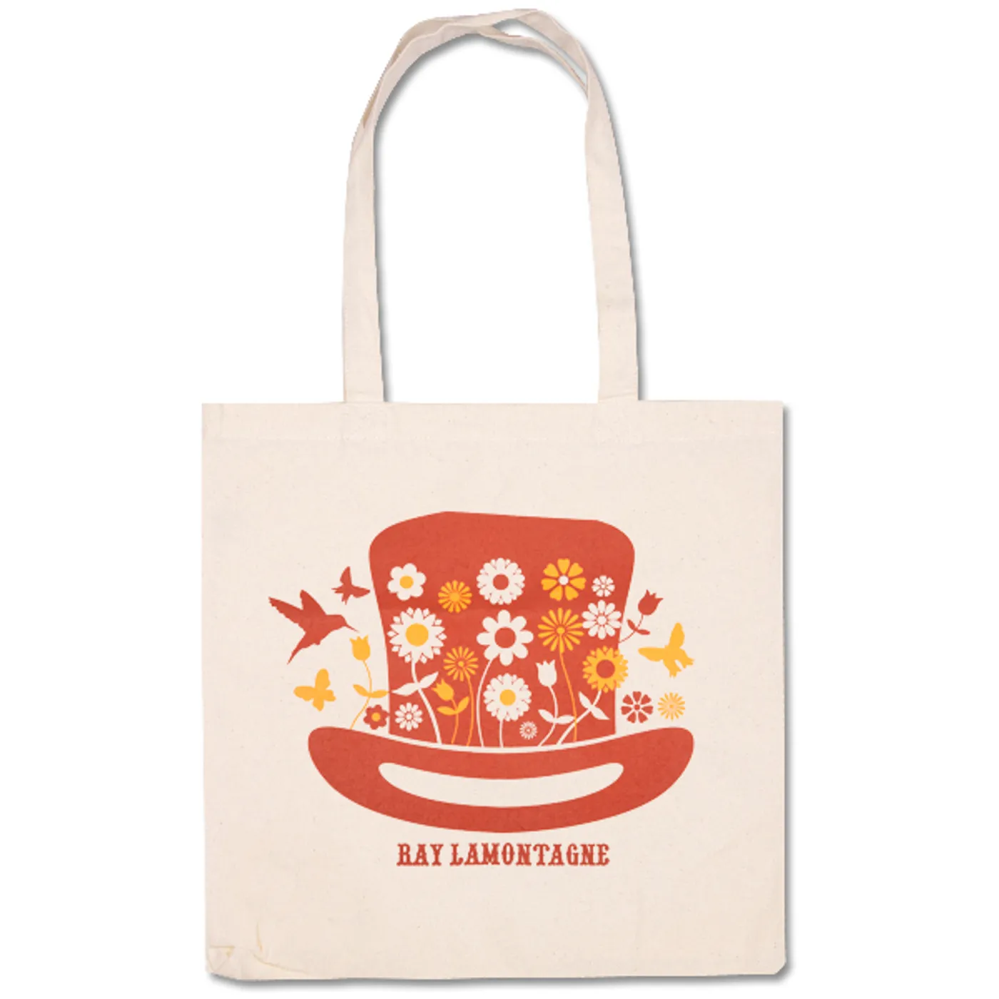 Ray Lamontagne Hat Tote Bag Natural