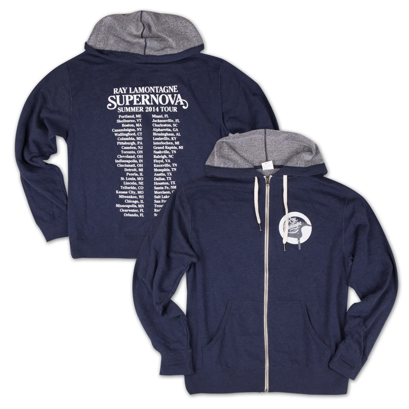 Ray LaMontagne 'Supernova' Summer Tour Hoodie