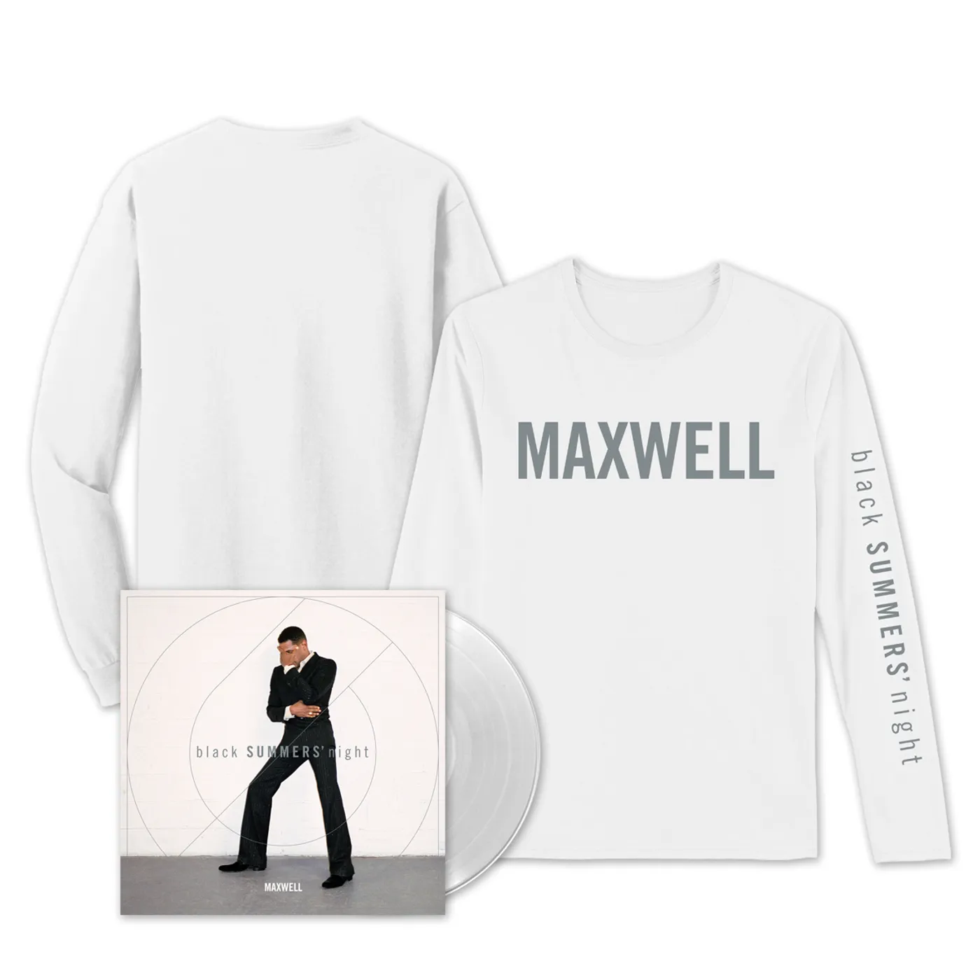 Maxwell Limited Edition Clear Vinyl + Long Sleeve