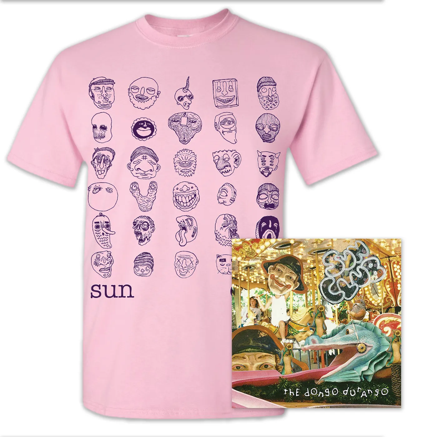 SUN CLUB - THE DONGO DURANGO T-Shirt + Album Bundle