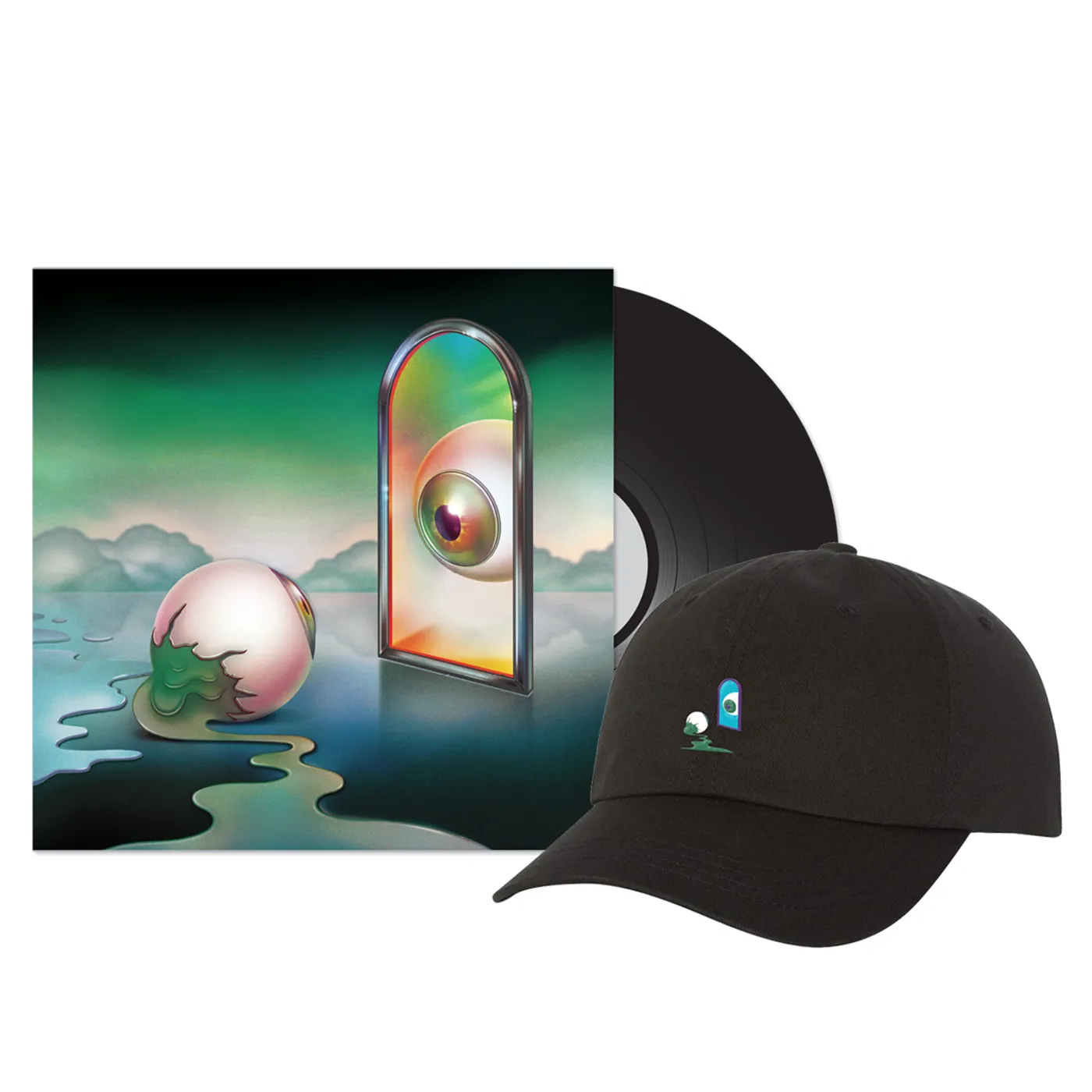 Nick Hakim - Green Twins LP + Hat Bundle