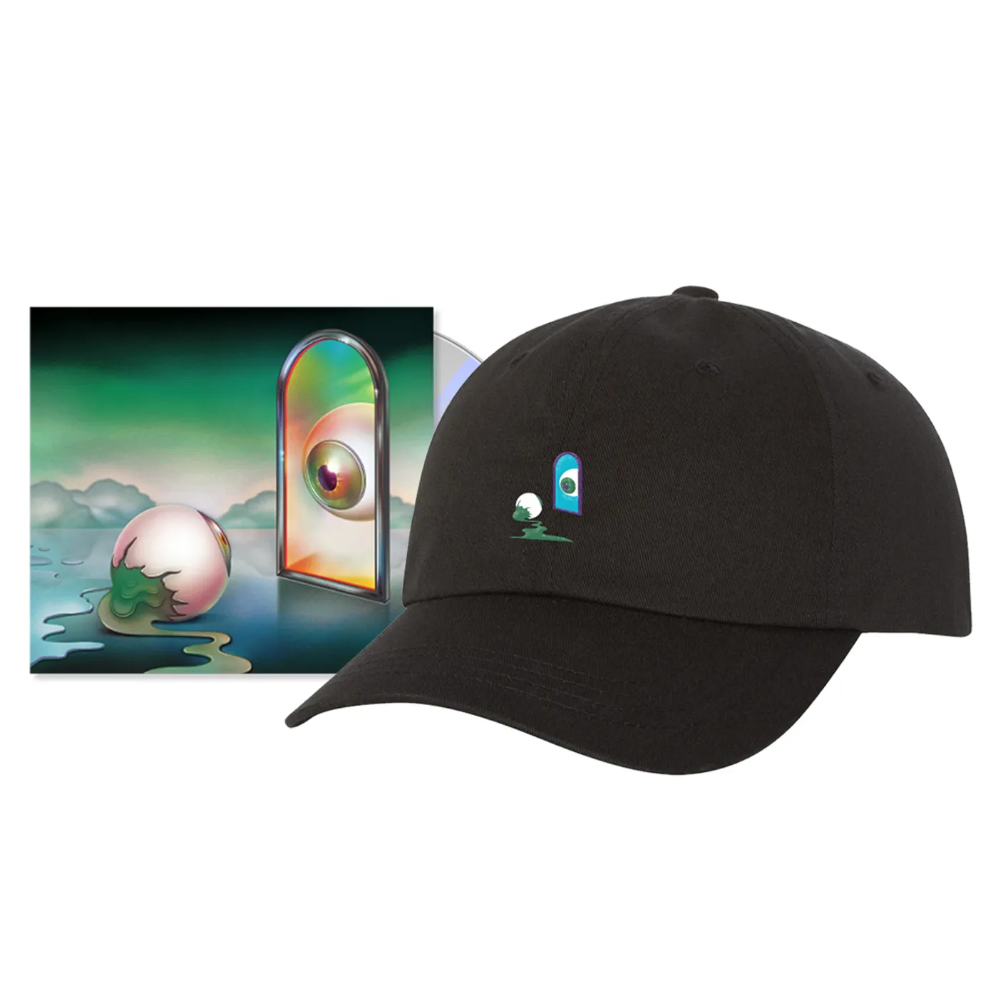 Nick Hakim - Green Twins CD + Hat Bundle