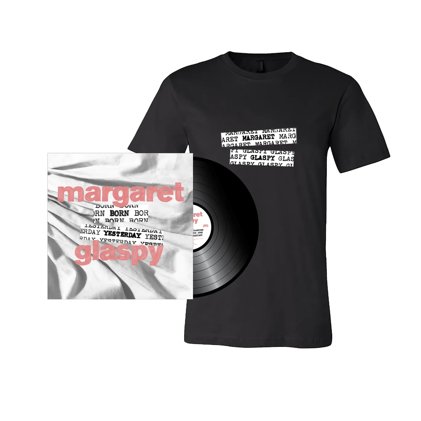 Margaret Glaspy Born Yesterday T-Shirt Bundle