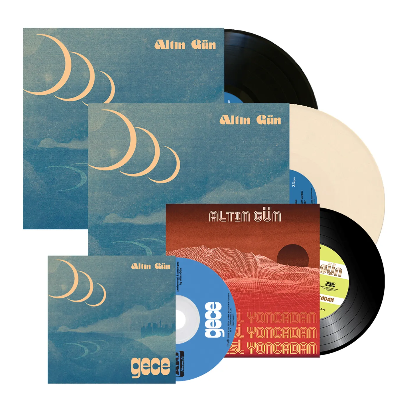 Altin Gün – Gece + SüpürGesi Yoncadan 7" Bundle (Vinyl)