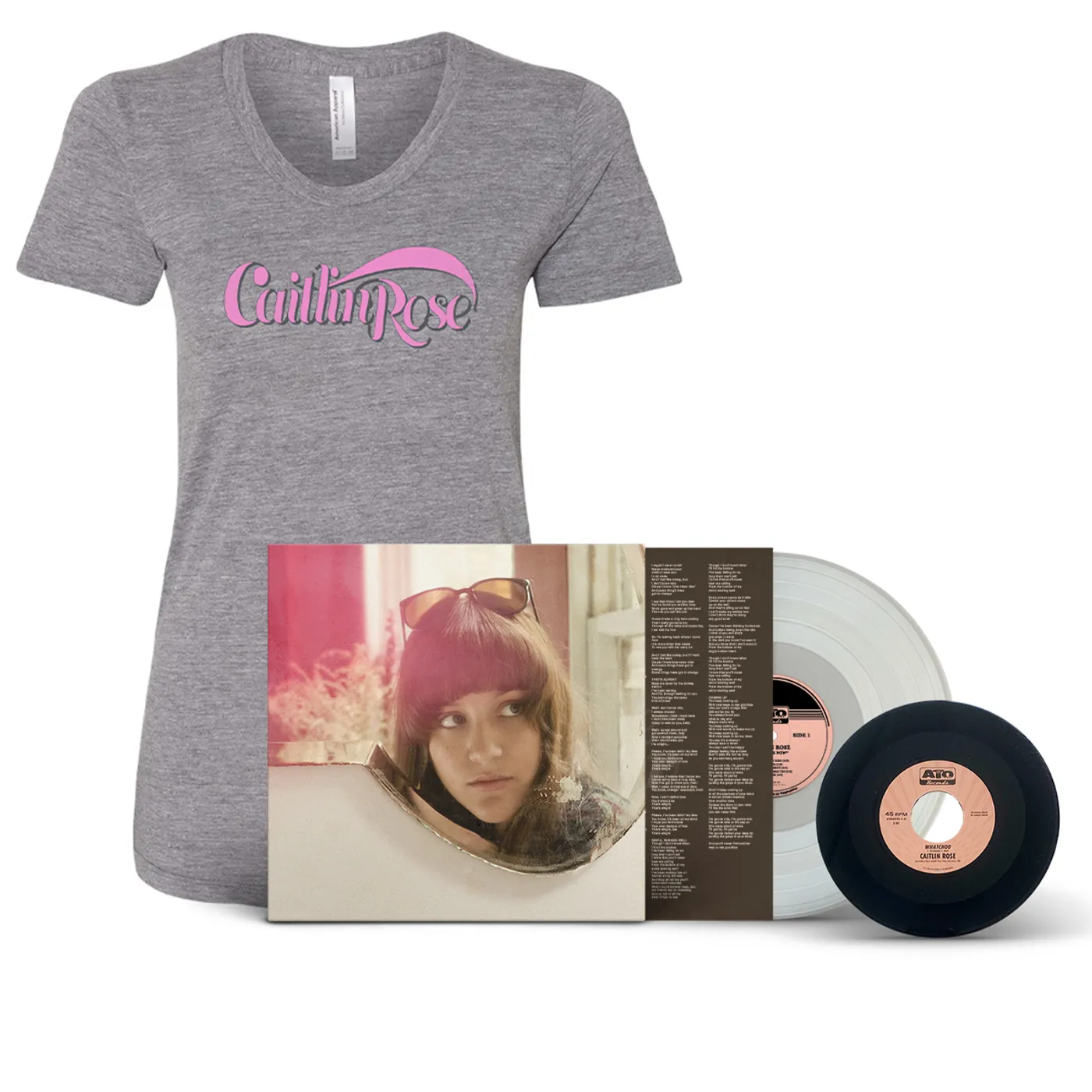 Caitlin Rose – Own Side Now (Deluxe Anniversary Edition) + Heather Grey Ladies Tee