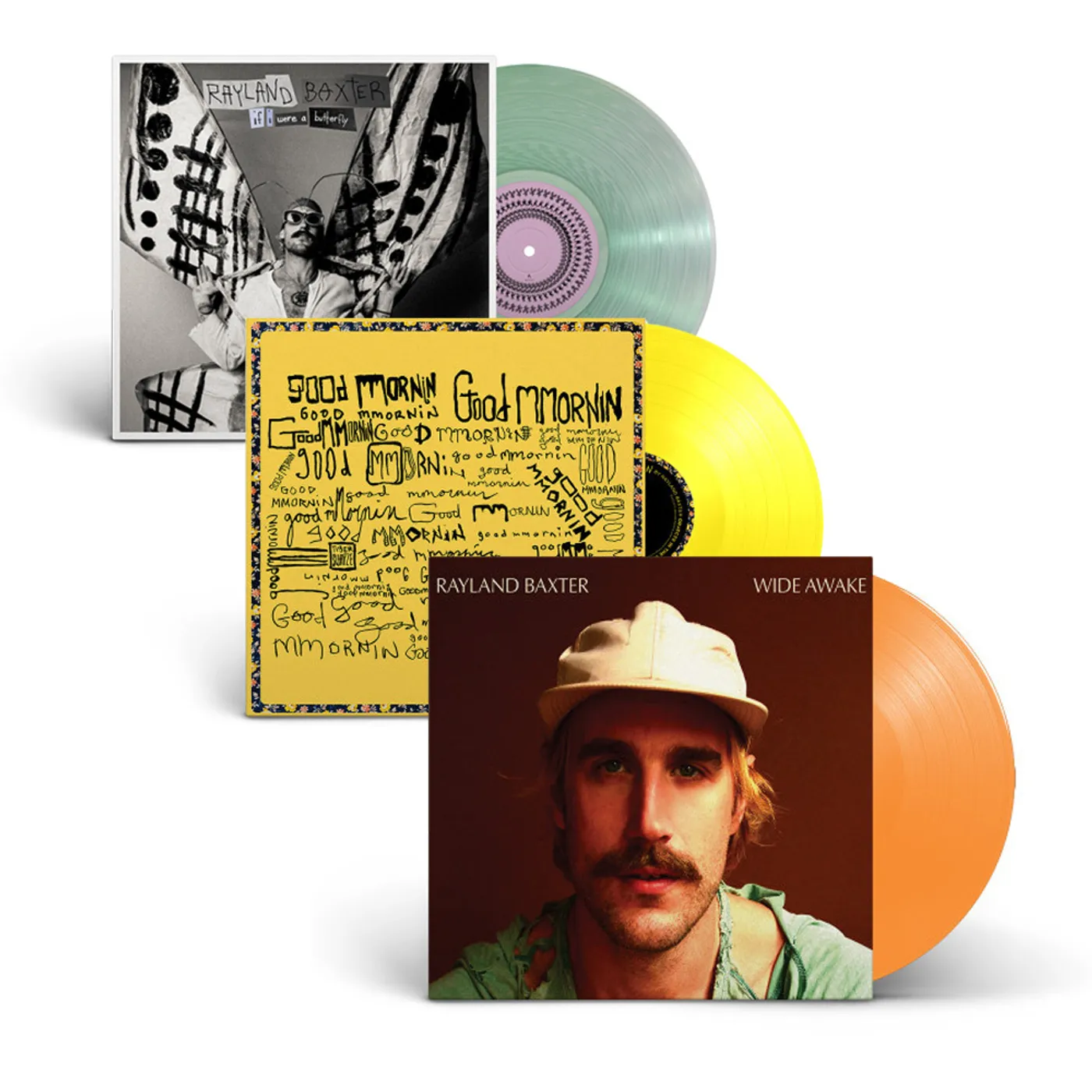 Rayland Baxter – ‘If I Were A Butterfly’ + ‘Wide Awake’ + ‘good mmornin’ (Vinyl Bundle)