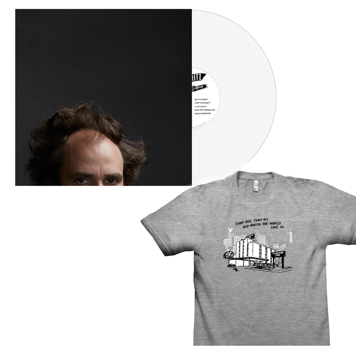Jonny Fritz - Coke bottle clear vinyl + Stadium Inn Tee