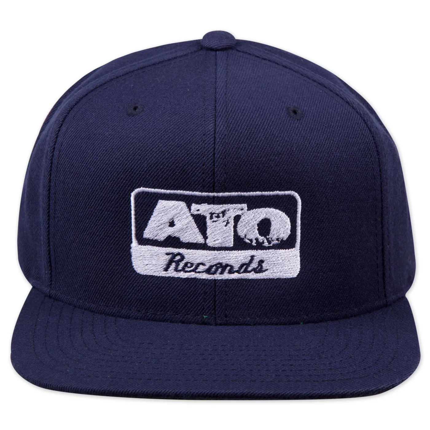 ATO Records ATO Classic Snapback Hat - Navy Blue