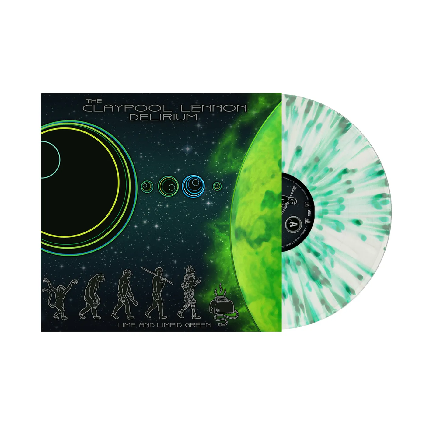 The Claypool Lennon Delirium "Lime & Limpid Green" Colored 10” Vinyl