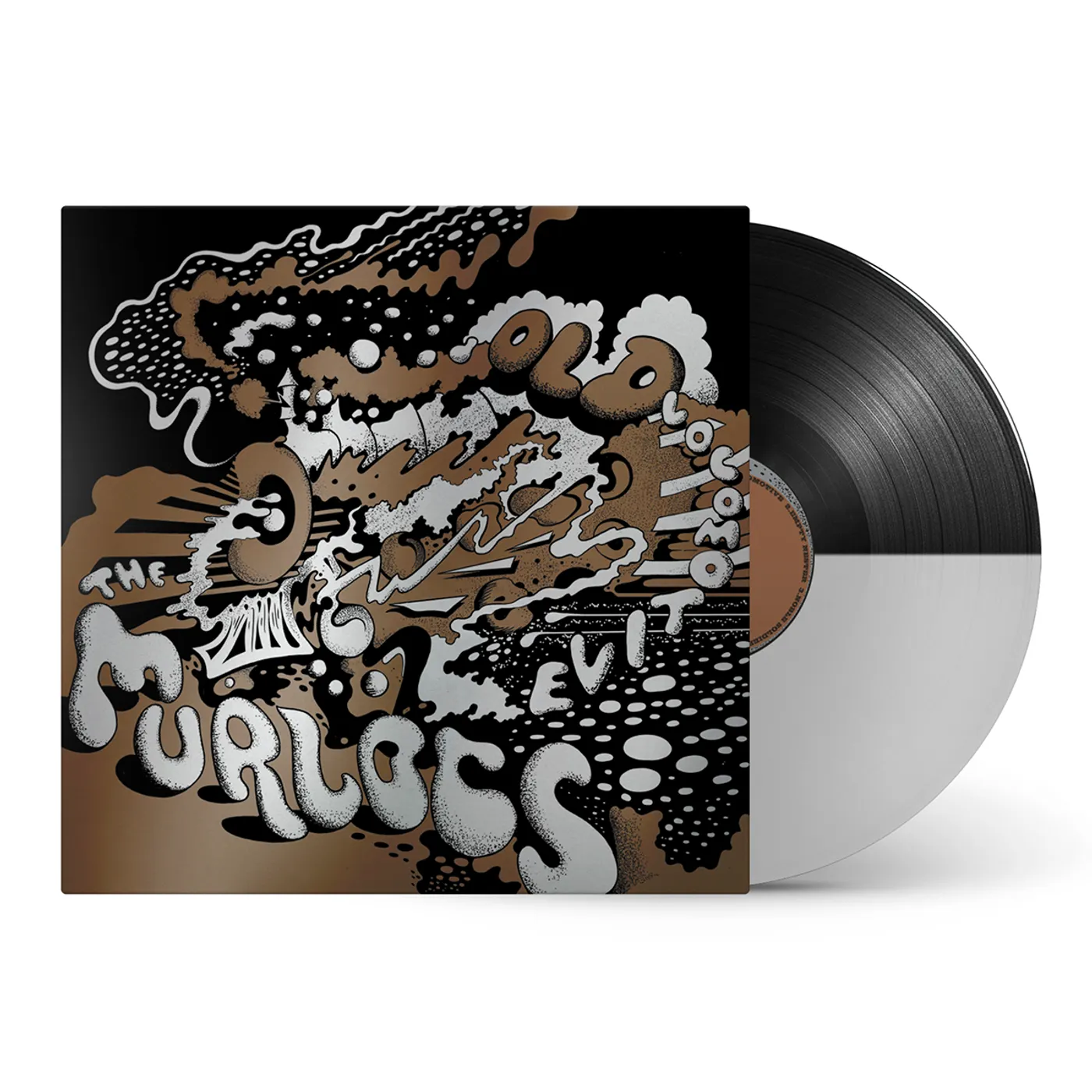 The Murlocs Old Locomotive Black and Silver Half and Half Colored Vinyl Reissue