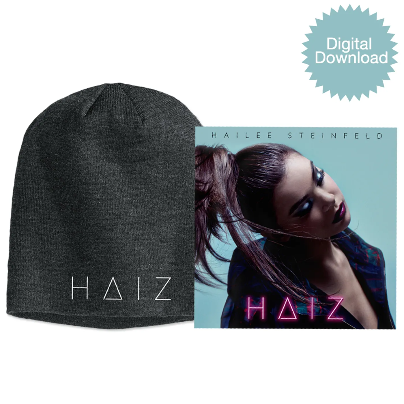 Hailee Steinfeld HAIZ Digital EP + Slouchy Beanie