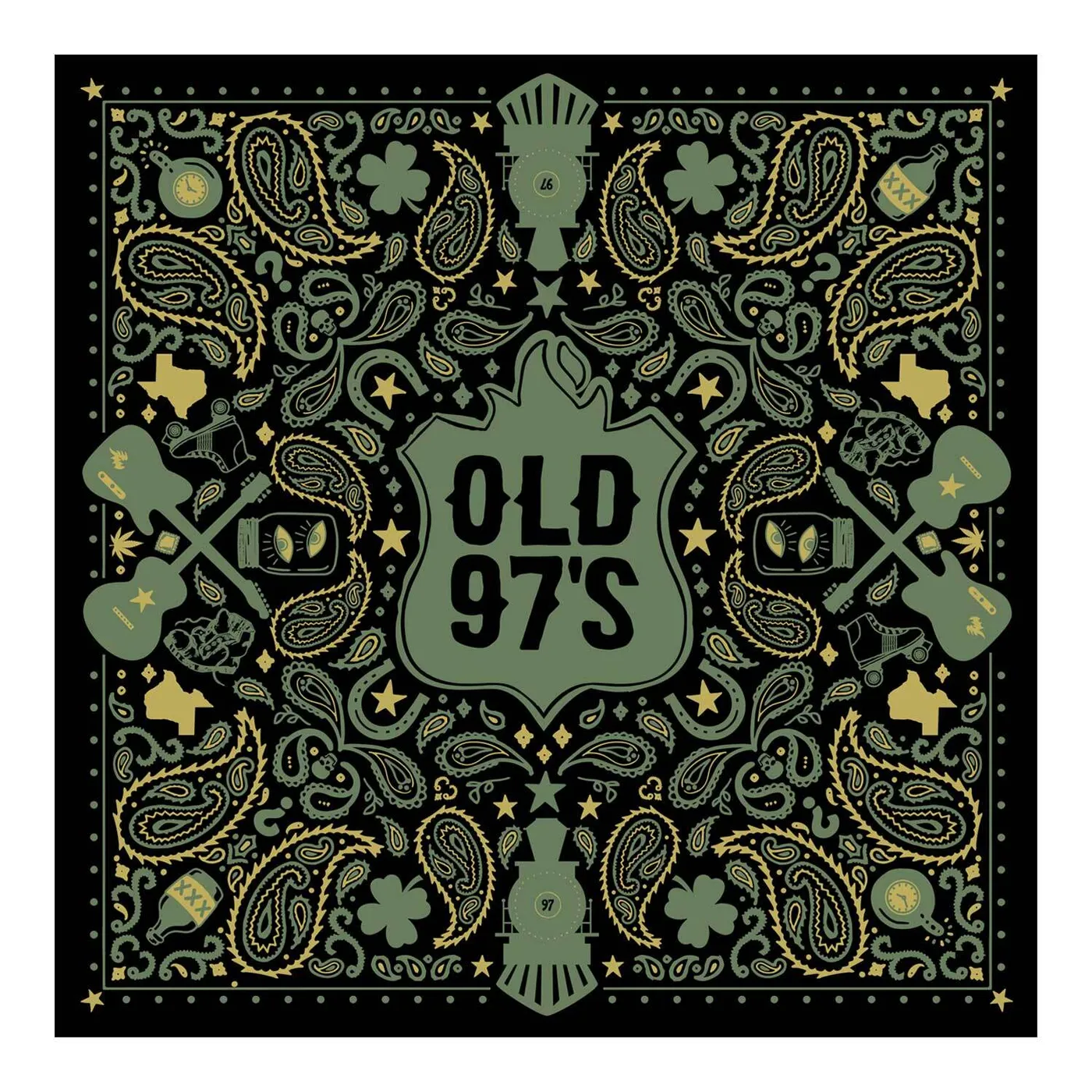 Old 97's Green Bandana