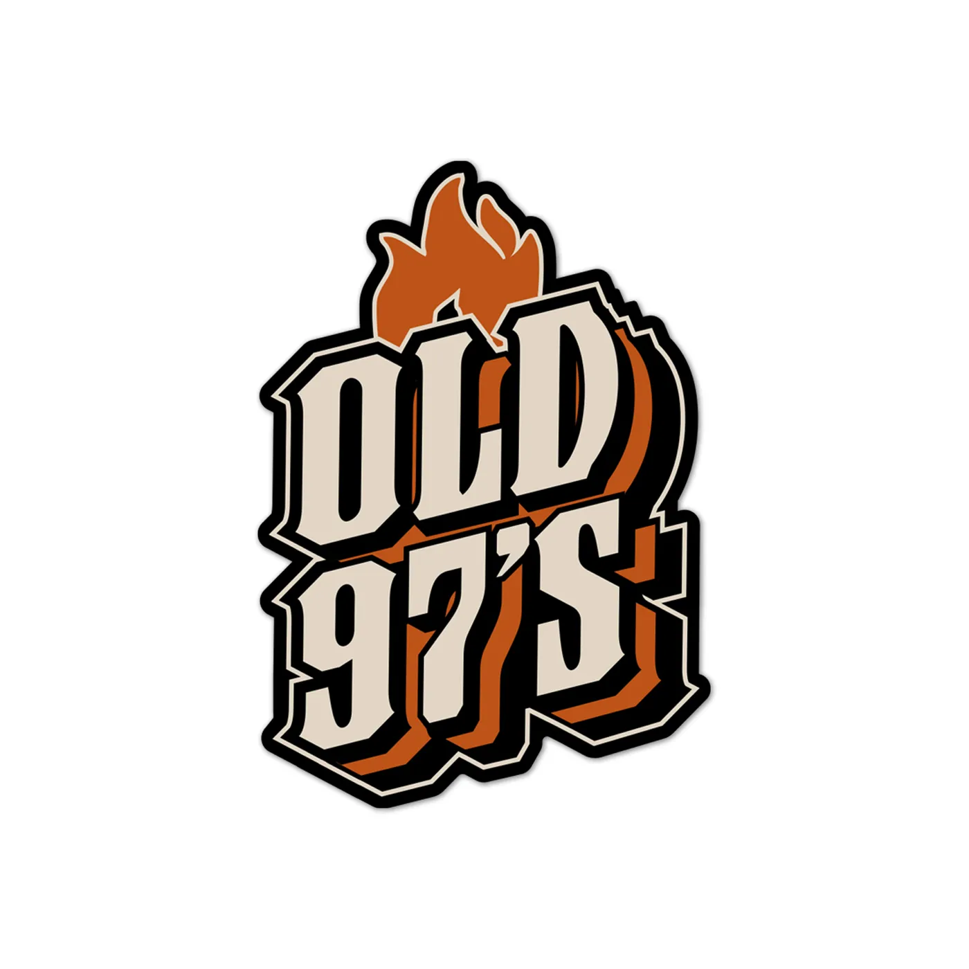 Old 97's Flame Sticker