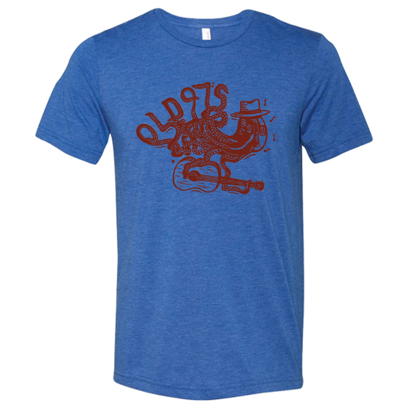 Old 97's Octopus Men’s T-shirt in Royal Tri-blend