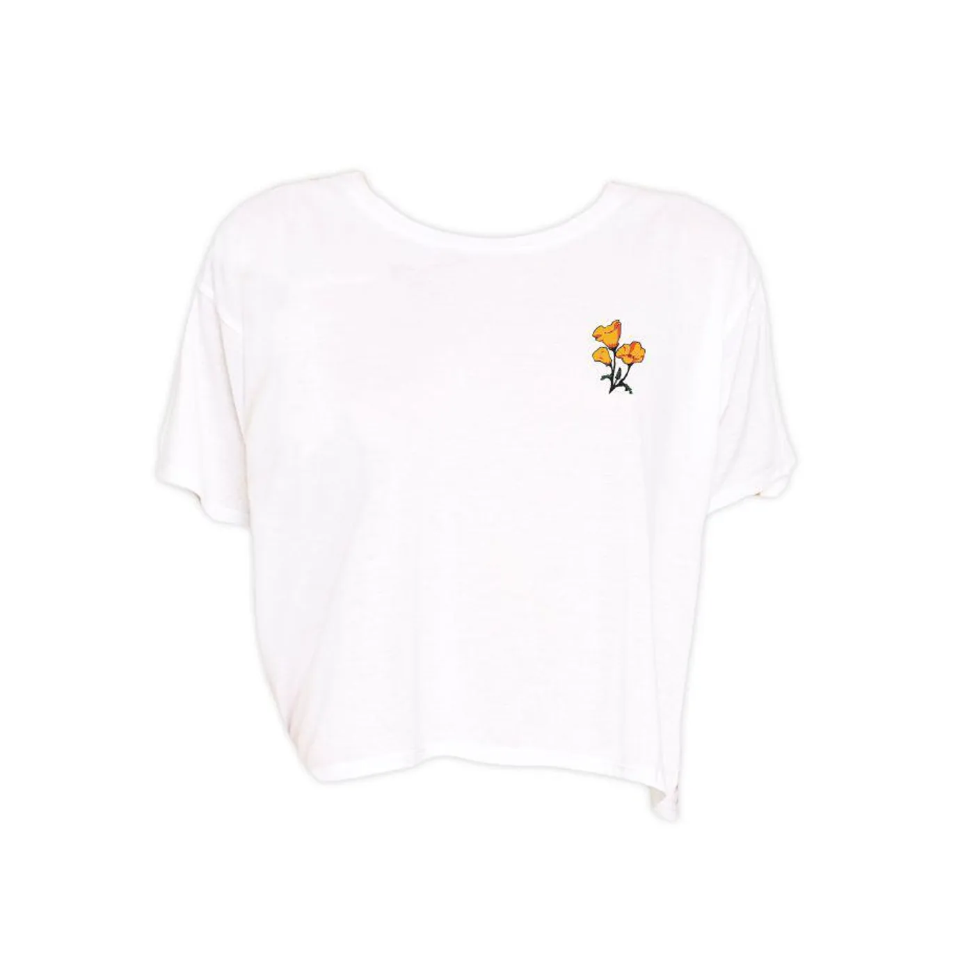 Cam Poppy Cropped T-Shirt