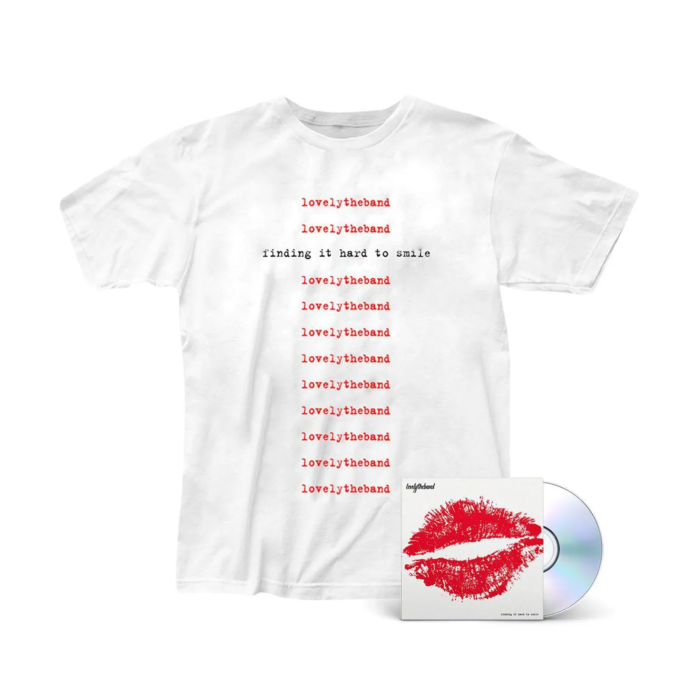 lovelytheband Silver Bundle #1 - Tee + CD