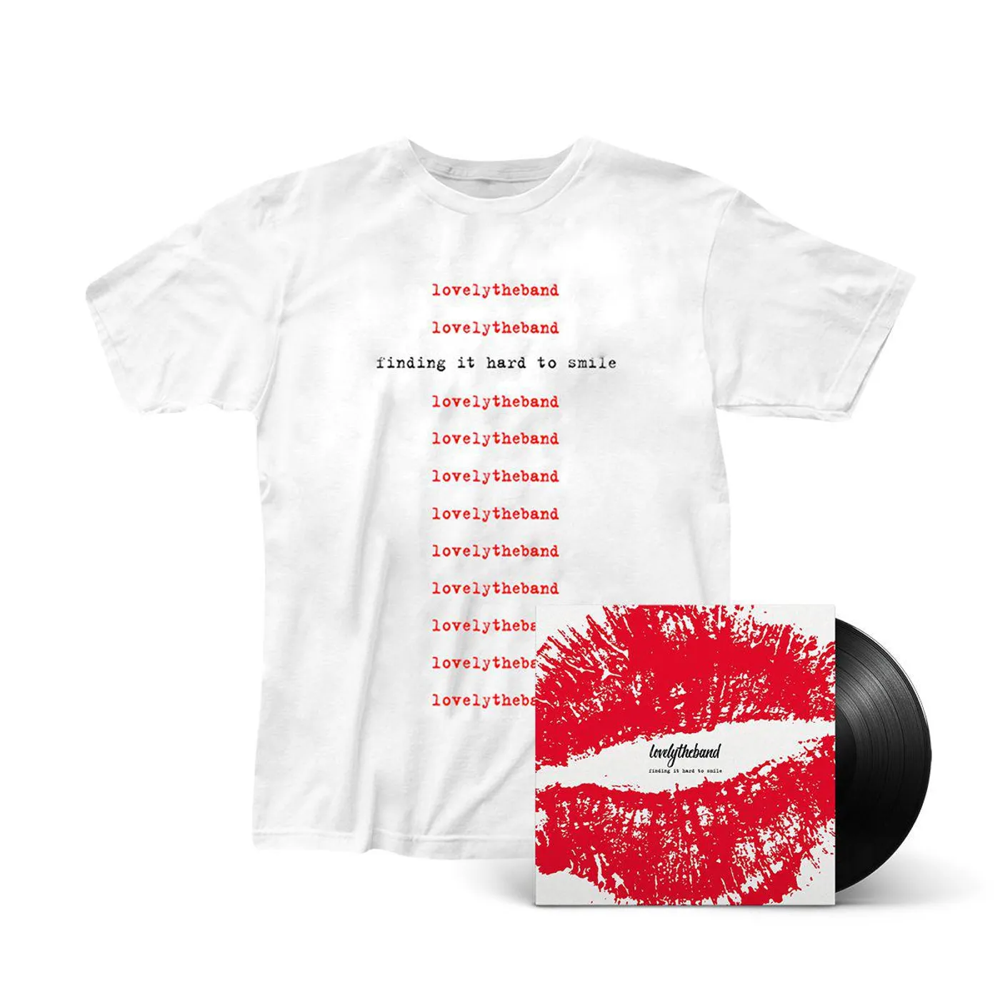 lovelytheband Silver Bundle #2 - Tee + LP