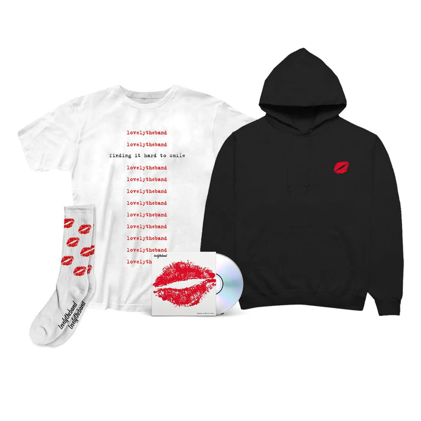 lovelytheband Platinum Bundle #1 - Tee + Hoodie + Socks + CD