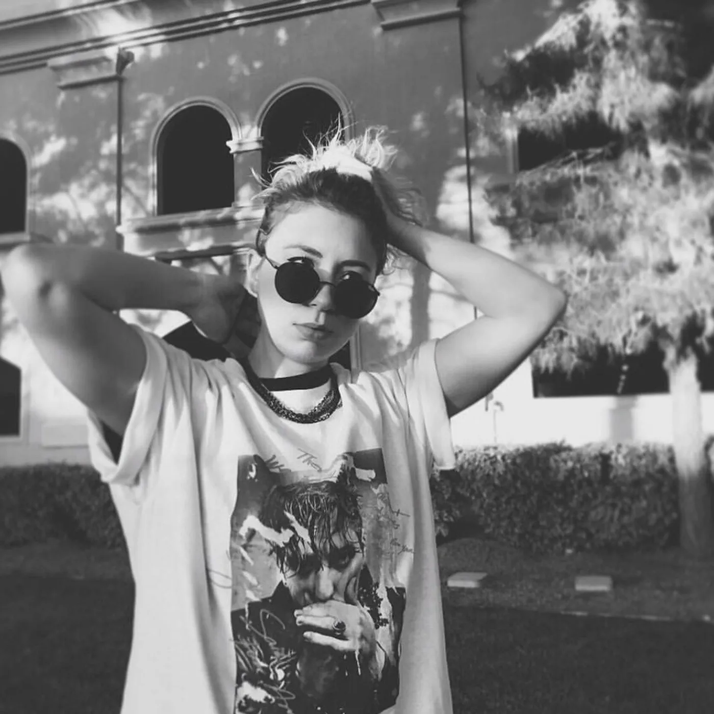 Logan Henderson Photo White T-Shirt