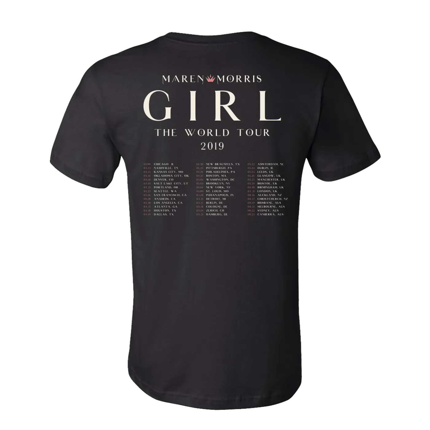 Maren Morris GIRL The World Tour Men's Tee