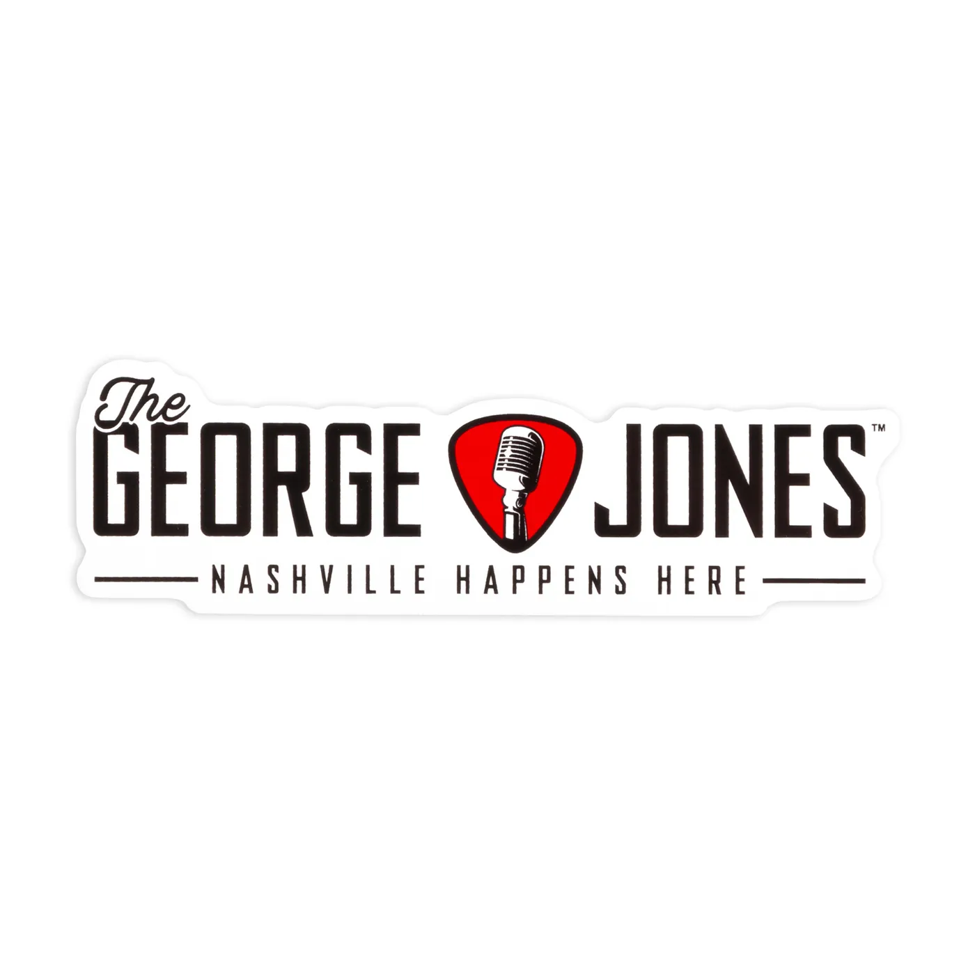 George Jones Sticker