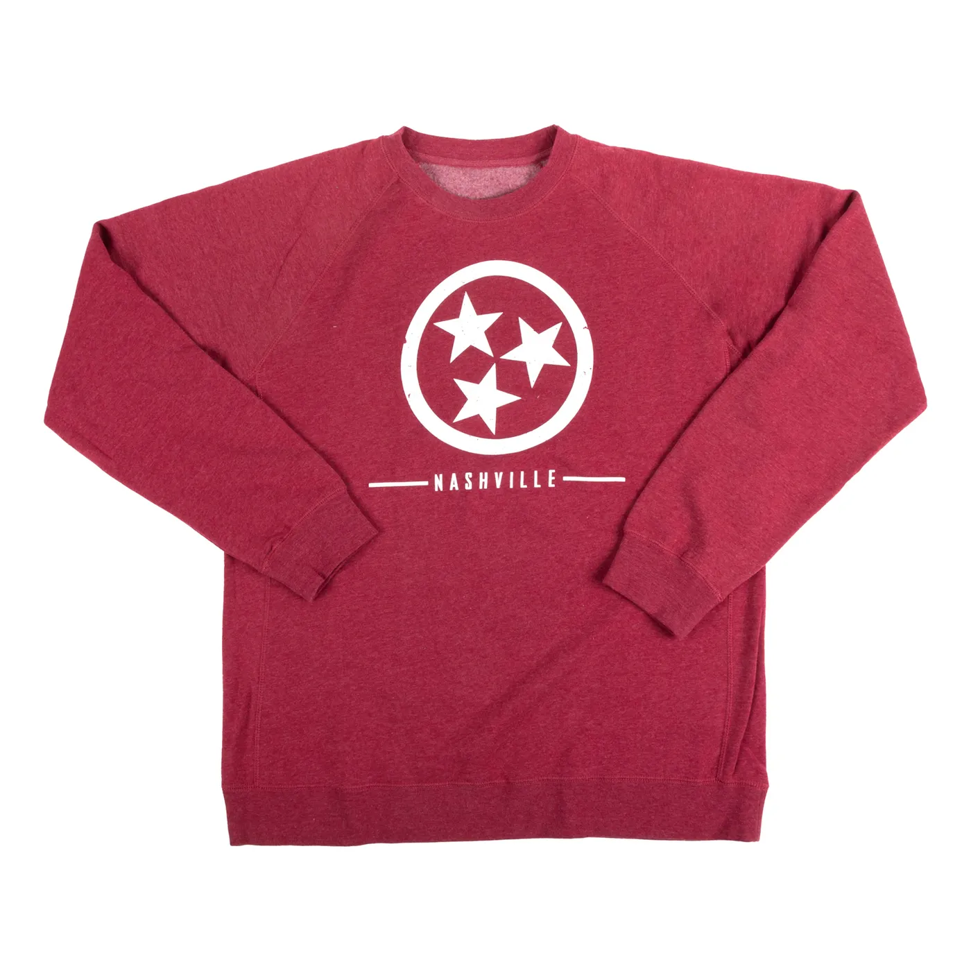 George Jones Red Tri-Star Sweatshirt