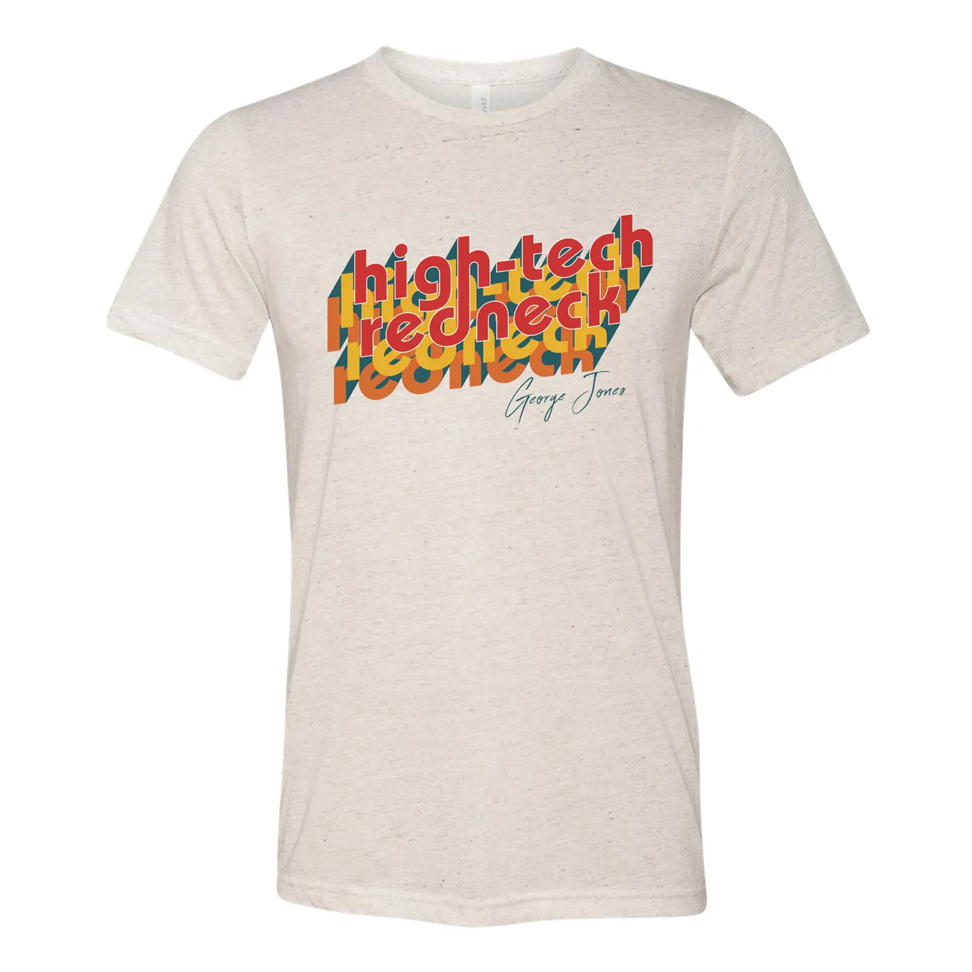 George Jones High Tech Redneck Retro T-Shirt