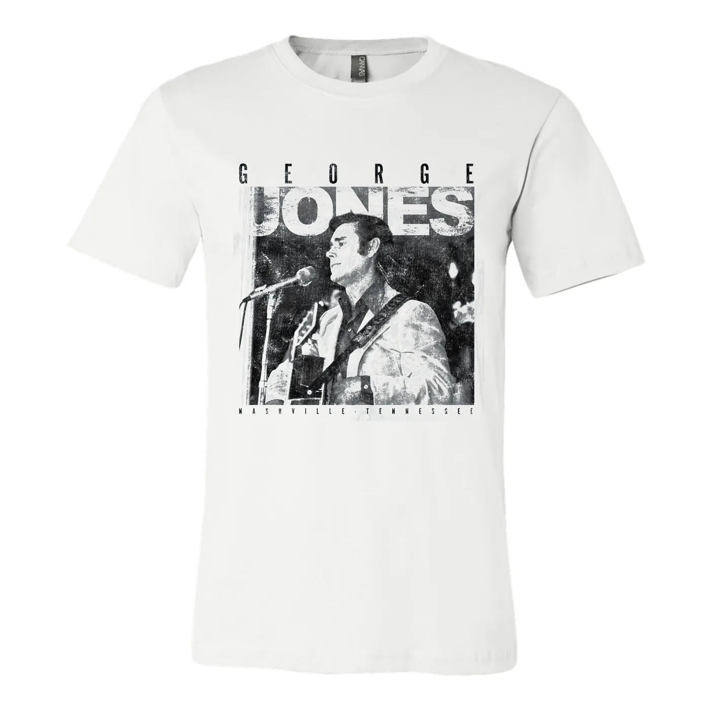 George Jones Vintage Concert T-Shirt – White