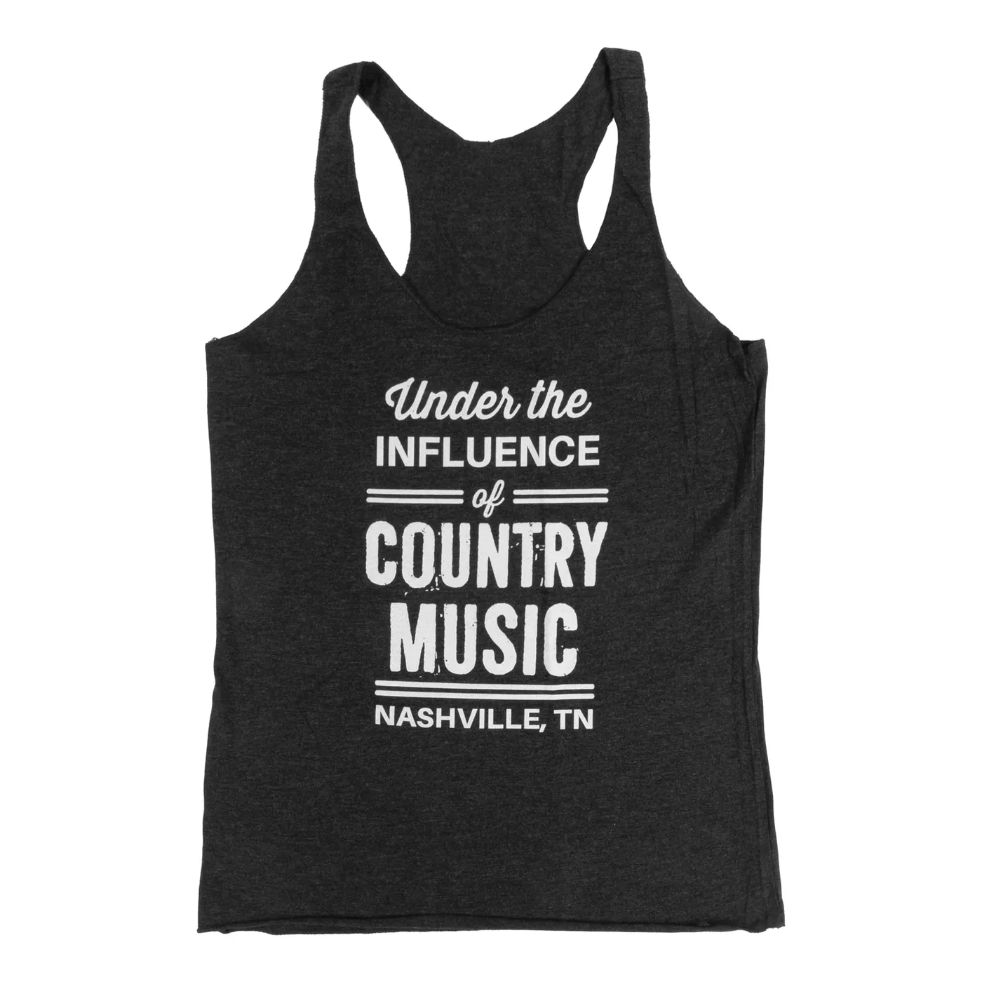 George Jones Under the Influence Black Tank