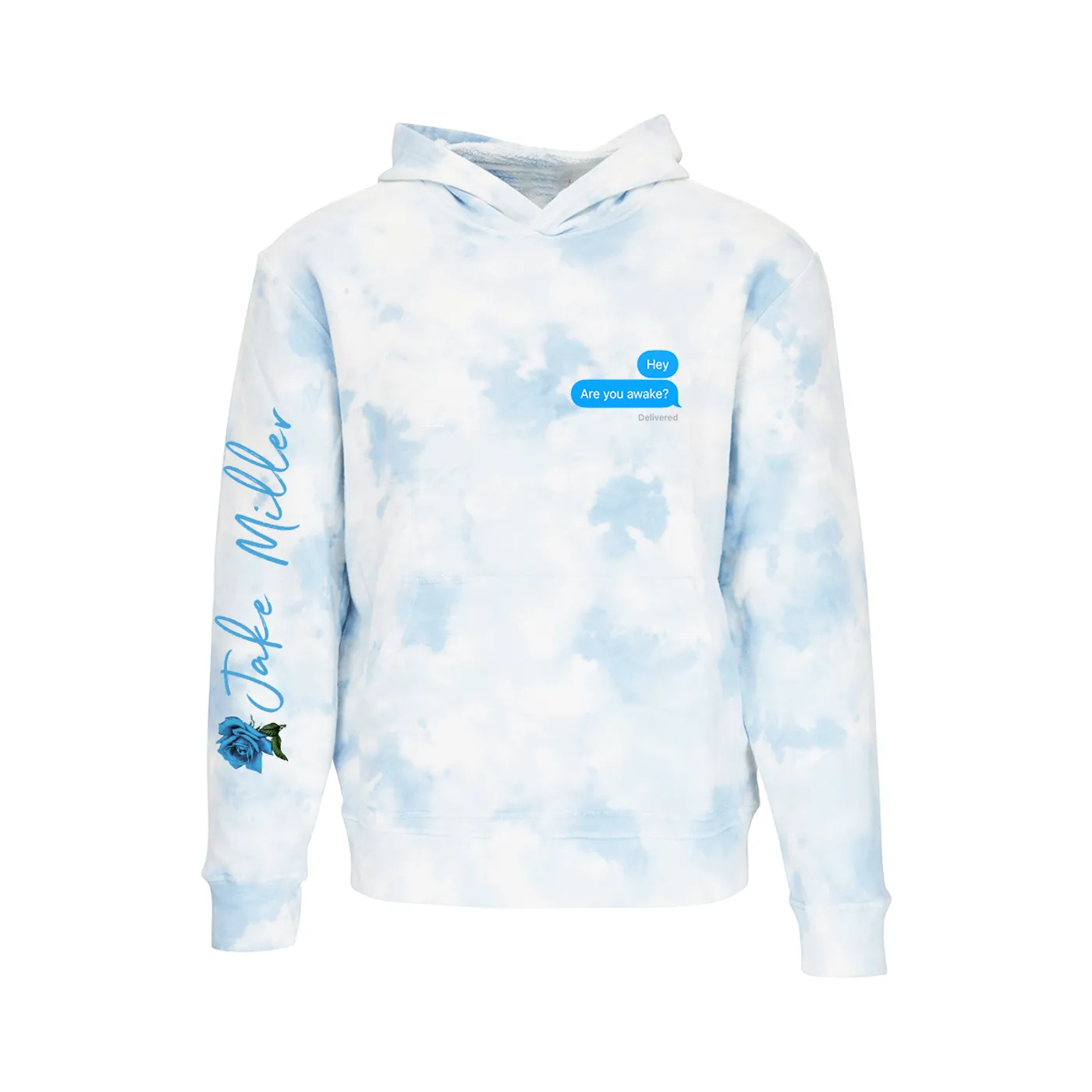 Jake Miller BLAME IT ON YOU Sky Die Hoodie