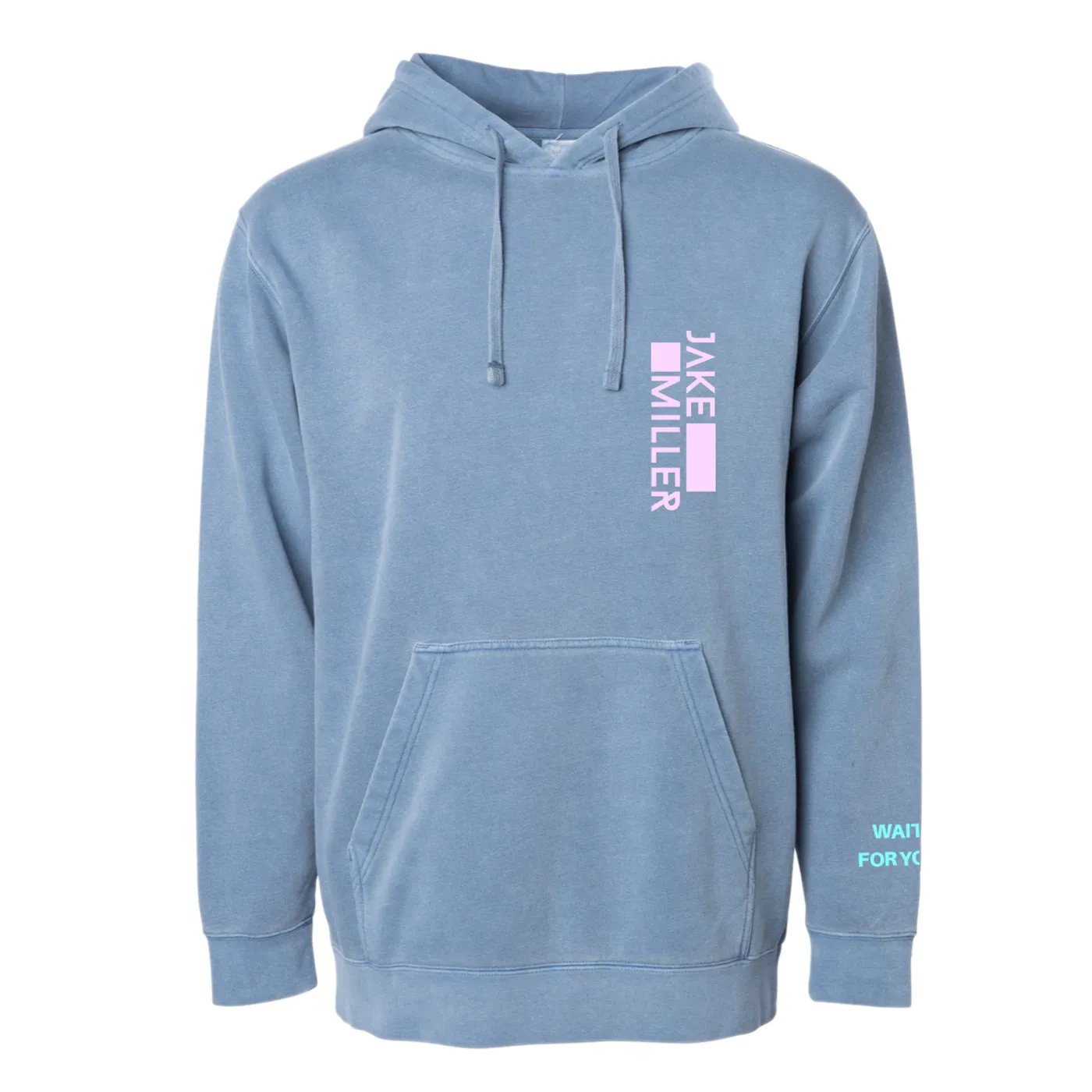 Jake Miller WAIT FOR  YOU BLUE HOODIE